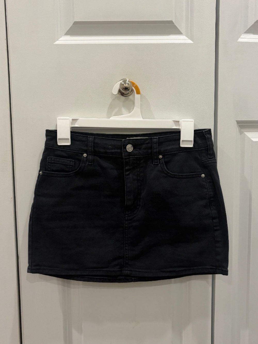 PacSun Black Denim Mini Skirt
